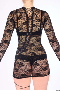 Lexi black lace mini dress dressed trunk upper body 0005.jpg